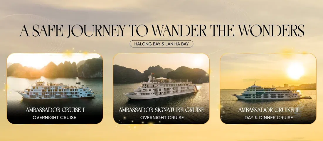 Ambassador Day Cruise, Hạ Long Bay, Hanoi