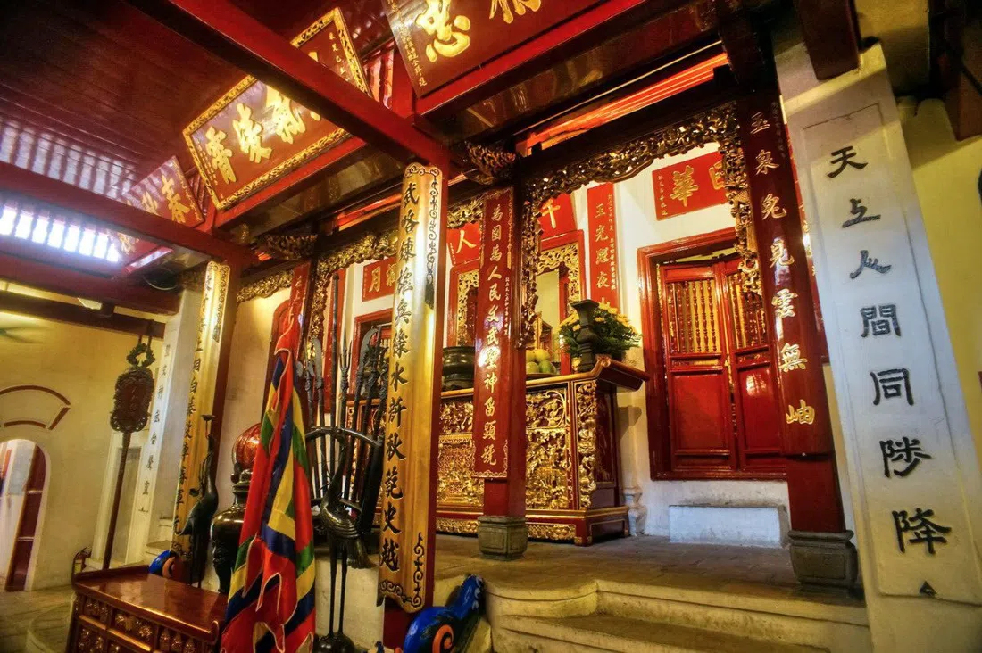 Ngọc Sơn-tempel & Hoàn Kiếm-meer, Hanoi